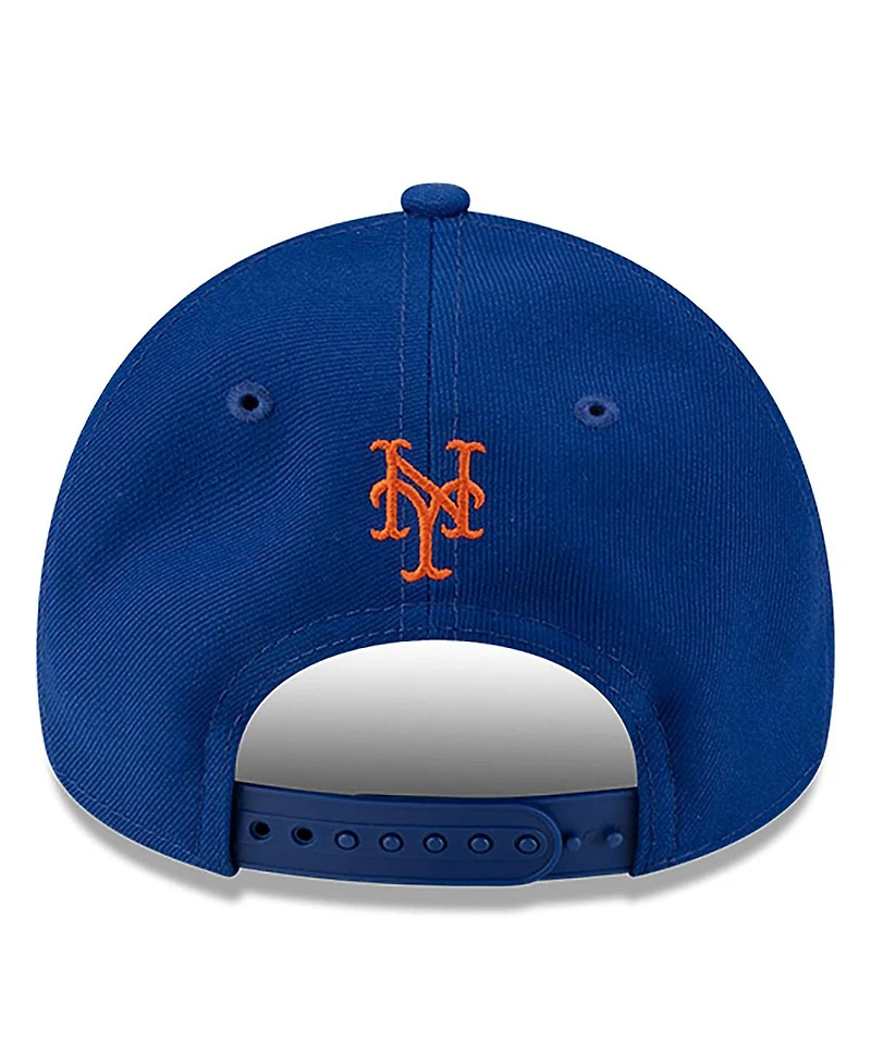 New Era x Hyperfly Men's Royal New York Mets A-Frame 9FORTY Adjustable Hat