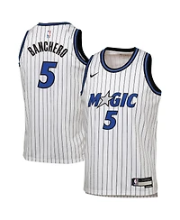 Nike Big Boys and Girls Paolo Banchero White Orlando Magic Swingman Player Jersey