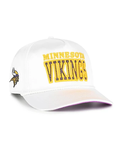 '47 Brand Women's White Minnesota Vikings Outspoken Hitch Adjustable Hat