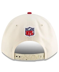 New Era Men's Natural/Cardinal Arizona Cardinals 2025 Rivalries Collection Sideline A-Frame 9FORTY Adjustable Hat