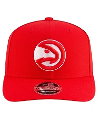 New Era Men's Red Atlanta Hawks 9SEVENTY Stock Adjustable Hat