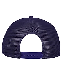 New Era Men's Cream/Purple Minnesota Vikings Cutout A-Frame 9FIFTY Snapback Hat