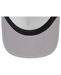 New Era Men's Cream/Navy Houston Texans Cutout A-Frame 9FIFTY Snapback Hat