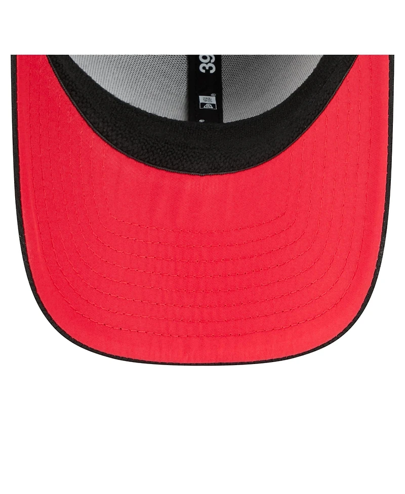 New Era Men's Black England Patriots Scoreboard 39THIRTY Flex Hat