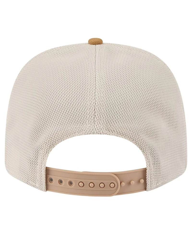 New Era Men's Light Beige Seattle Seahawks Two-Tone Trucker 9SEVENTY Adjustable Hat