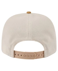 New Era Men's Light Beige Seattle Seahawks Two-Tone Trucker 9SEVENTY Adjustable Hat