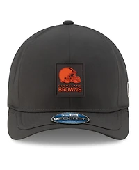 New Era Men's Charcoal Cleveland Browns 2025 Sideline Cold Weather 9FORTY M-Crown Adjustable Hat