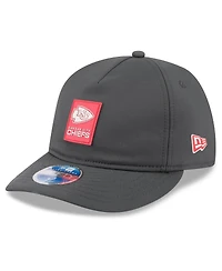 New Era Men's Charcoal Kansas City Chiefs 2025 Sideline Cold Weather Retro Crown 59FIFTY Fitted Hat