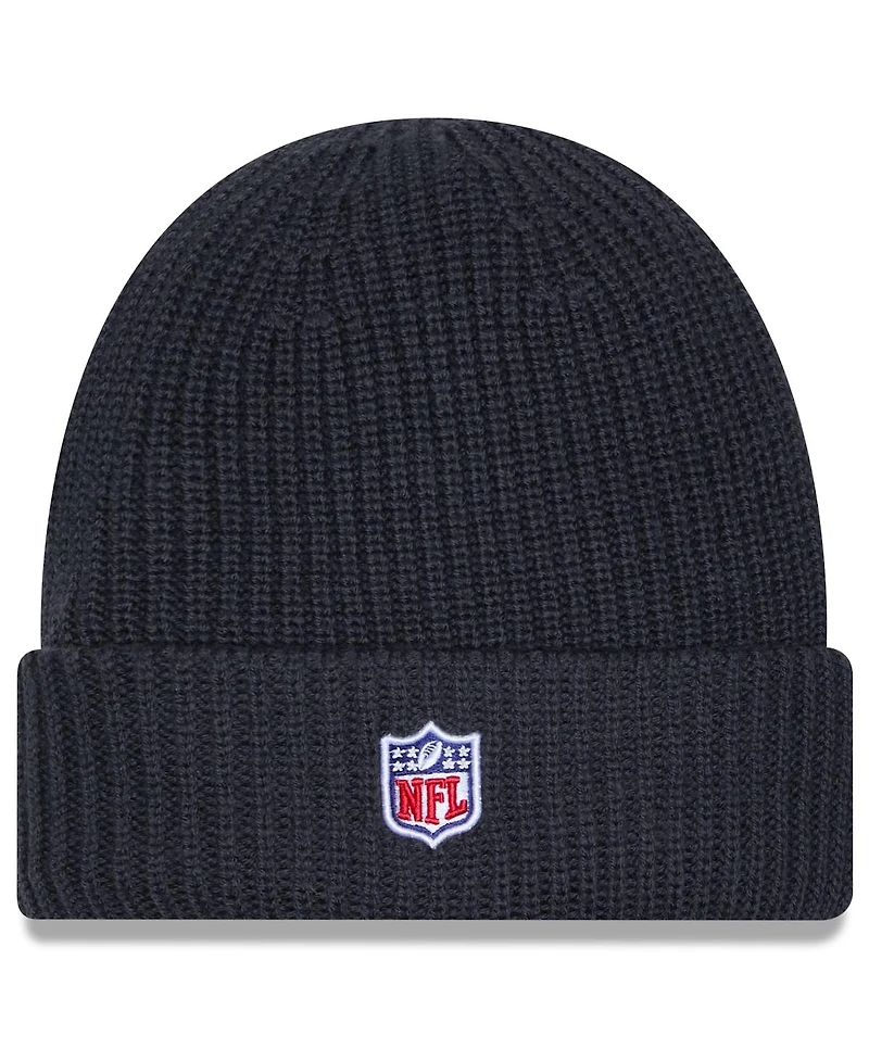 New Era Men's Charcoal Pittsburgh Steelers 2025 Sideline Cold Weather Cuffed Knit Hat