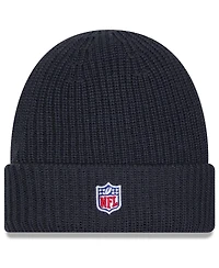 New Era Men's Charcoal Pittsburgh Steelers 2025 Sideline Cold Weather Cuffed Knit Hat