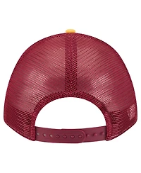 New Era Men's Gold Washington Commanders Linear A-Frame 9FORTY Adjustable Hat