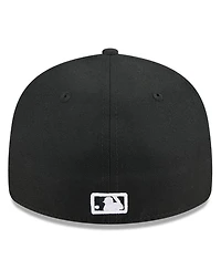New Era Men's Black Colorado Rockies Baseball Hall of Fame 59FIFTY Low Profile Fitted Hat