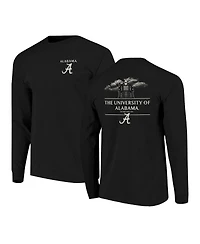 Image One Men's Black Alabama Crimson Tide Comfort Colors Campus Nights Long Sleeve T-Shirt