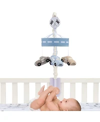 Lambs & Ivy Little Racer Musical Car/Transportation Baby Crib Mobile Soother Toy