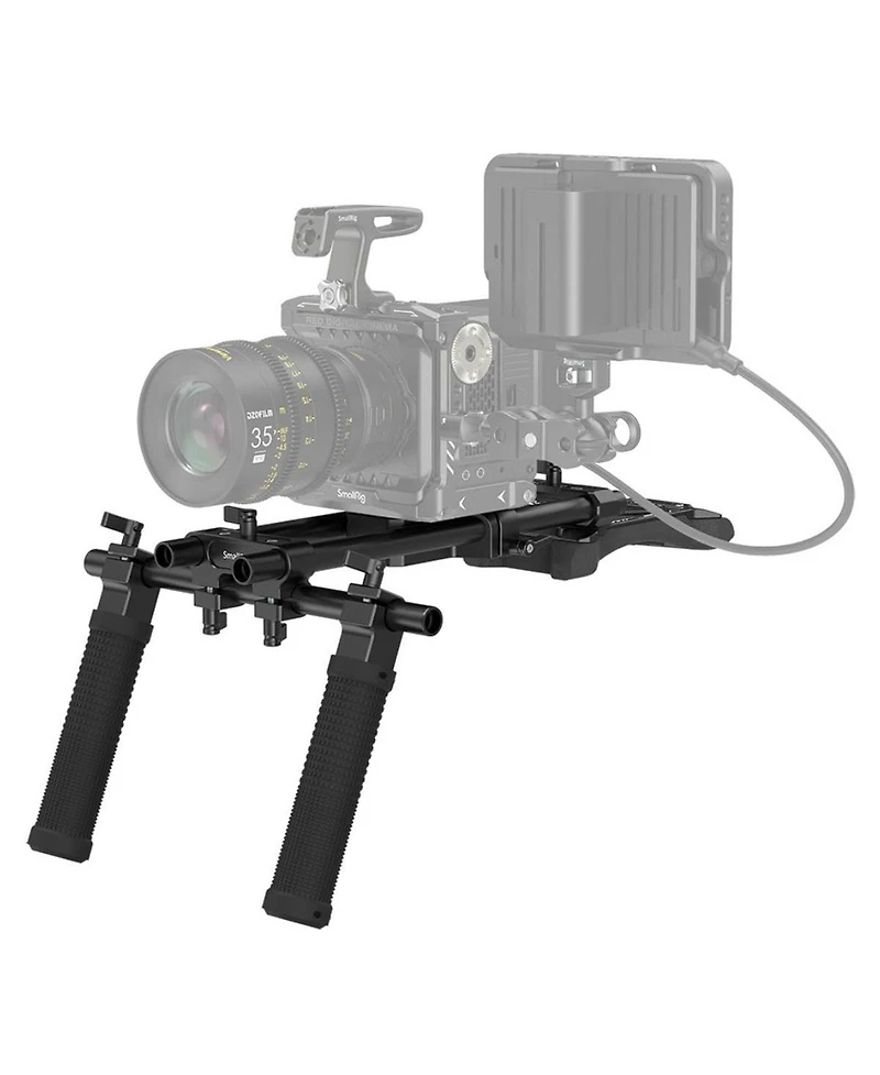 SmallRig 2896B Basic Shoulder Mount Kit with Basic Shoulder Pad and 2x 15mm Aluminum Rod