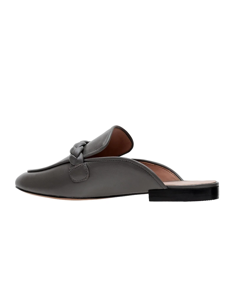 Amy | Classic Apron Toe Braided Mule