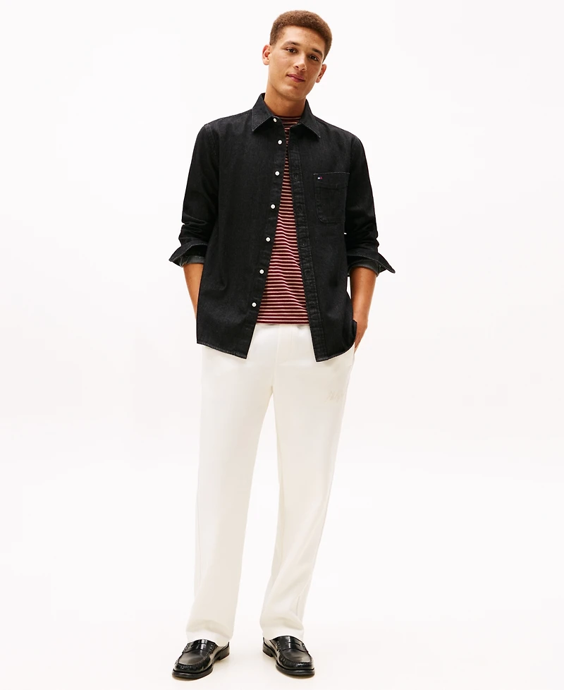 Tommy Hilfiger Men's Denim Long-Sleeve Shirt