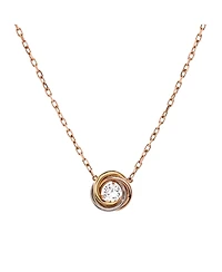 Pre-Owned Cartier Trinity Diamond Pendant Necklace