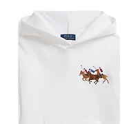 Polo Ralph Lauren Boys 8-20 Triple-Pony Fleece Long-Sleeve Hoodie