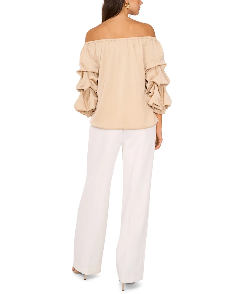 Vince Camuto Women's Off-The-Shoulder Bubble Sleeve Top