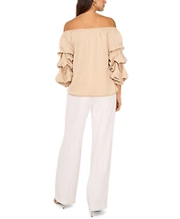Vince Camuto Women's Off-The-Shoulder Bubble Sleeve Top