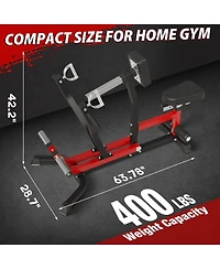 Mikolo Plate Loaded Seated Row Machine for Home Gym, 400LB Capacity, Independent Arms & Adjustable Seat for Full Back Workout