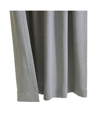 Habitat Mulberry Light Filtering Functional Dual Header Curtain Panel for Windows 54" x 95" Grey