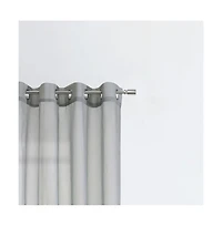 Habitat Luna Light Filtering Grommet Lightweight Solid Dolly Fabric Curtain Panel for Livingroom 52" x 63" Grey