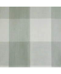 Habitat 100% Polyester Genesis Light Filtering Plaid Woven Grommet Curtain Panel 52" x 95" Grey