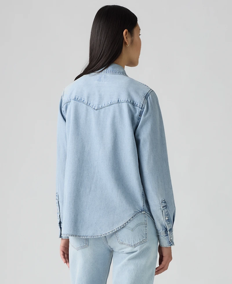 Levi's Women's The Ultimate Western Cotton Denim Shirt