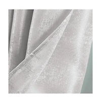 Oliva Gray Nora Embossed Blackout Grommet Panel