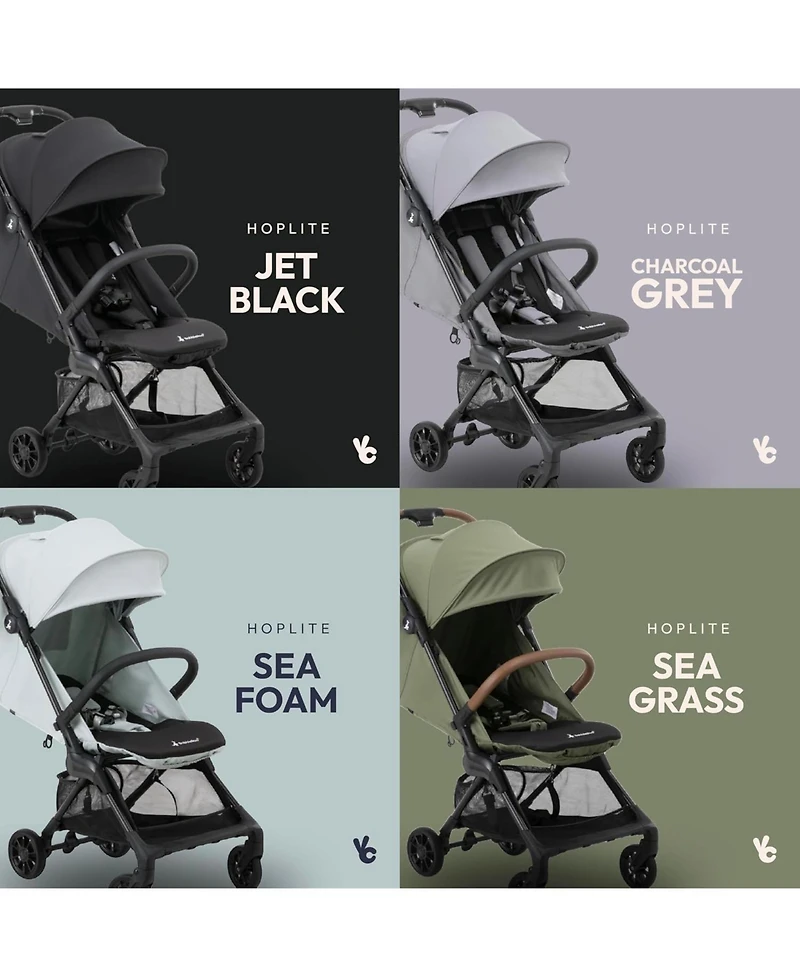 BabbleRoo Lightweight Stroller - Seagrass