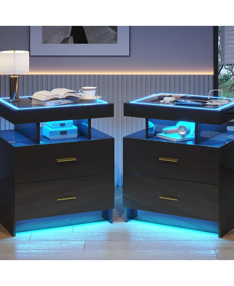 Vlsrka Vanity Makeup Desk with Mirror and Lights