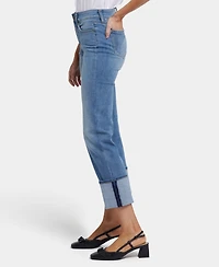 Nydj Women's Marilyn Straight with Cuffs Jeans