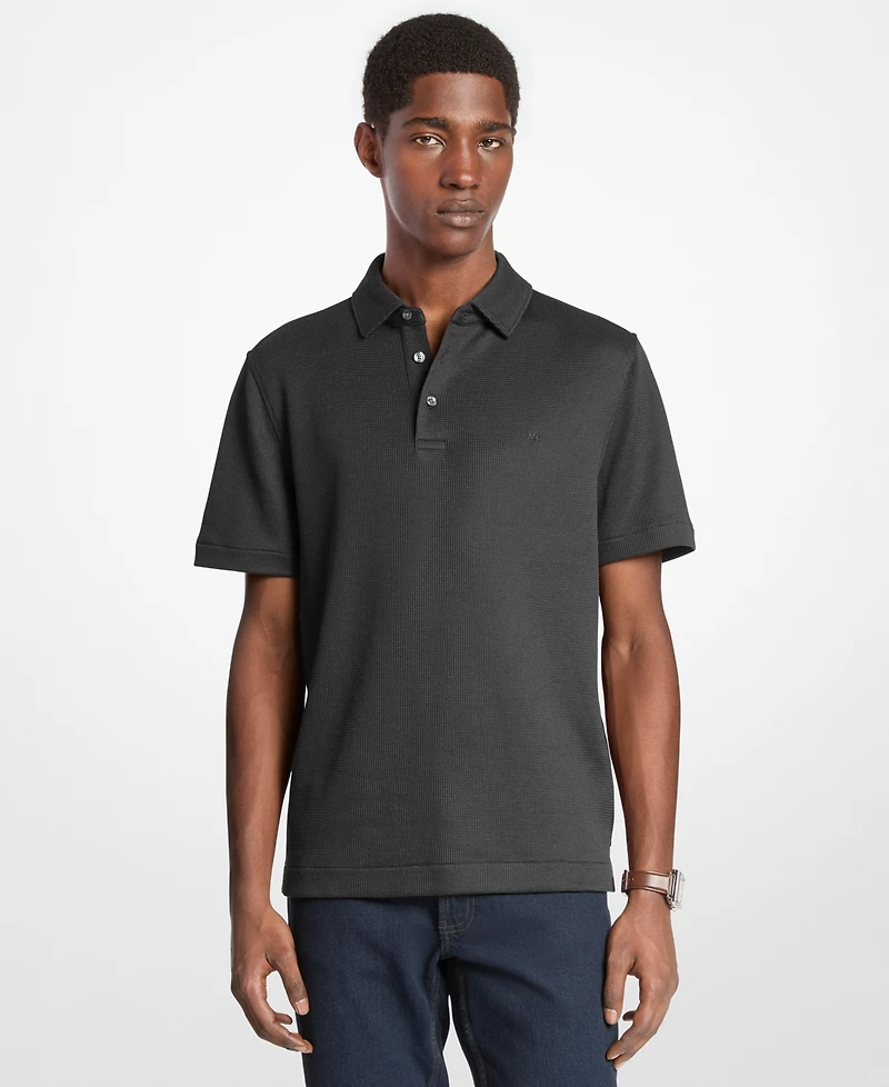 Michael Kors Men's Textured Polo Shirt