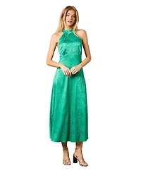 Oasis Women's Bias Halterneck Midi Dress