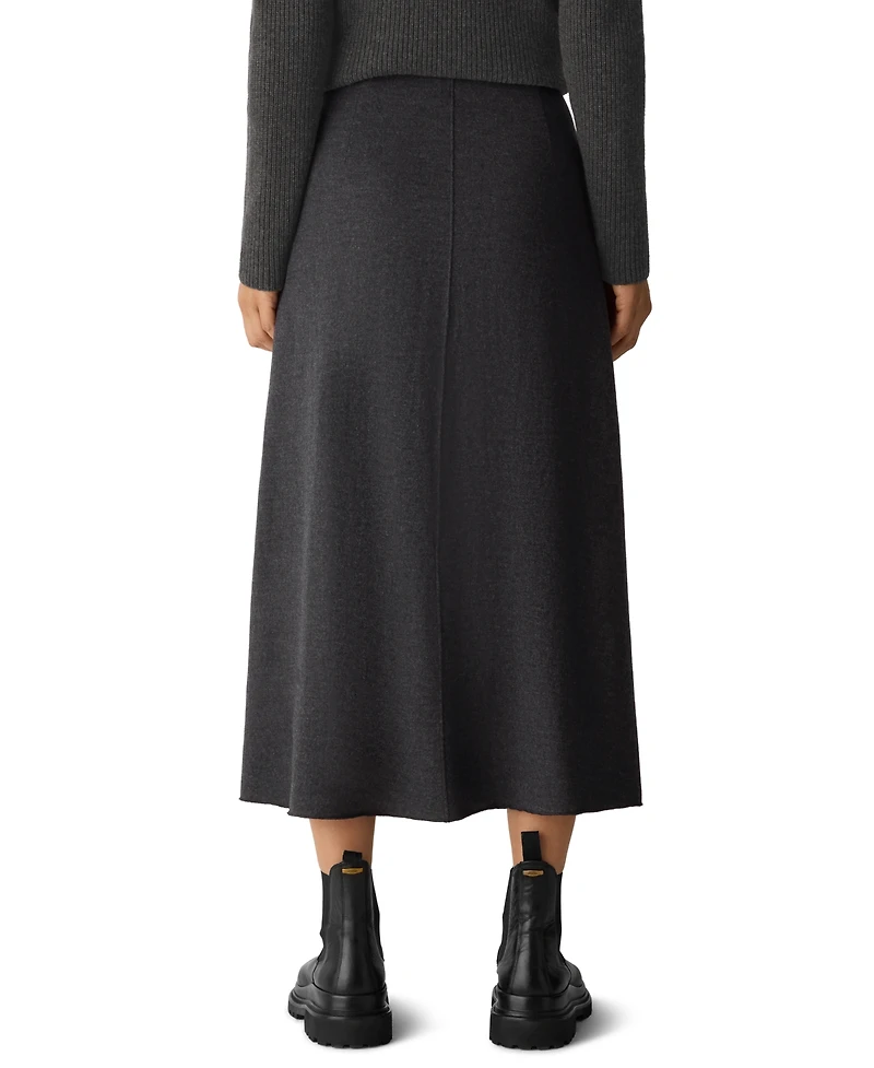 Eileen Fisher Women's Solid A-Line Skirt, Regular and Plus