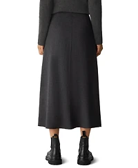 Eileen Fisher Women's Solid A-Line Skirt, Regular and Plus