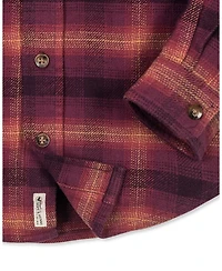 Hope & Henry Little and Big Boys' Organic Long Sleeve Flannel Button Down Shirt