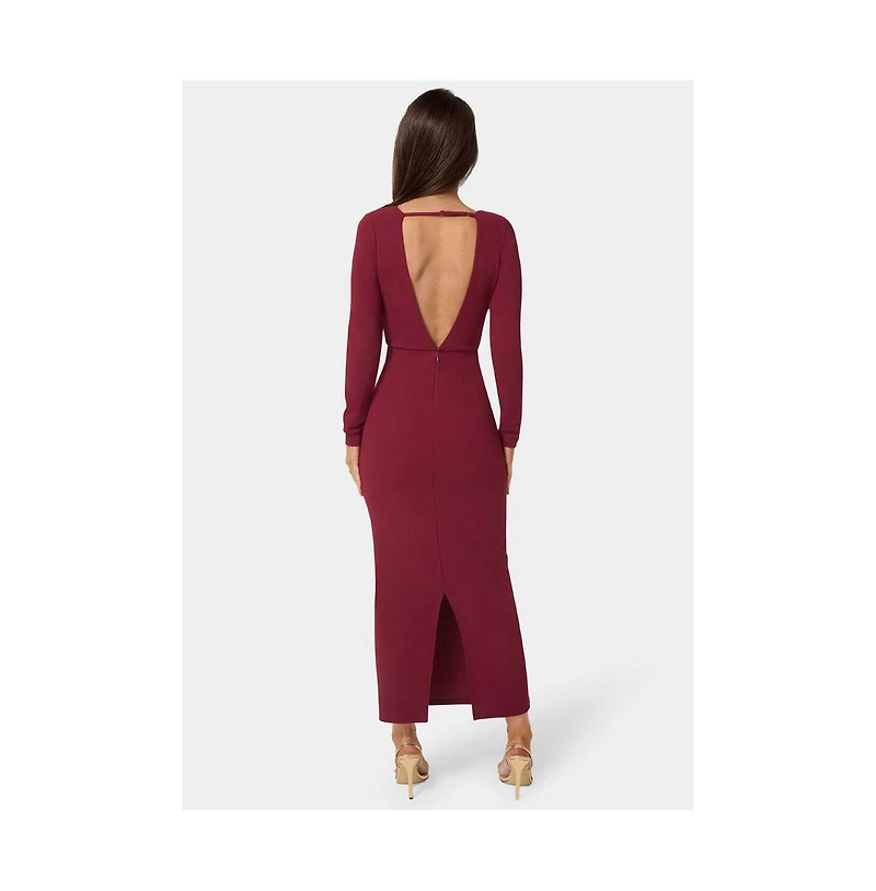 Bebe Women's Open Back Ankle Dress
