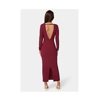 Bebe Women's Open Back Ankle Dress
