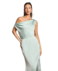 Oasis Women's Satin Bridesmaid Midi Dress