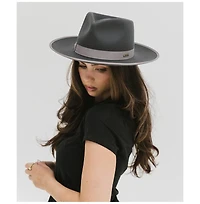 Monroe Rancher Wool Fedora Hat - Timeless Style and Classic Elegance