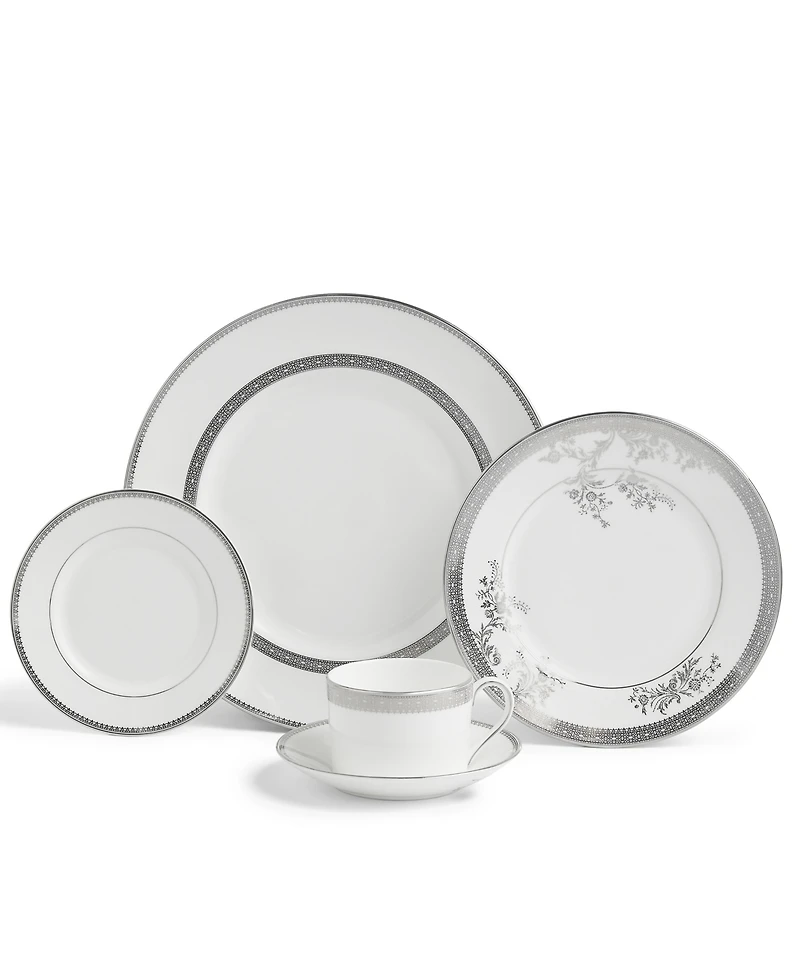 Vera Wang Wedgwood Dinnerware, Lace 5 Piece Place Setting