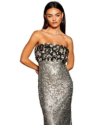 Warehouse Women's Runway Column Midi Dress