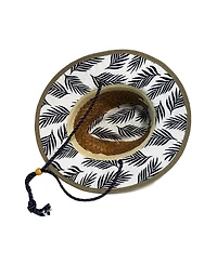 Kanut Sports Kids Patterned Underbrim Cane Natural Straw Hat