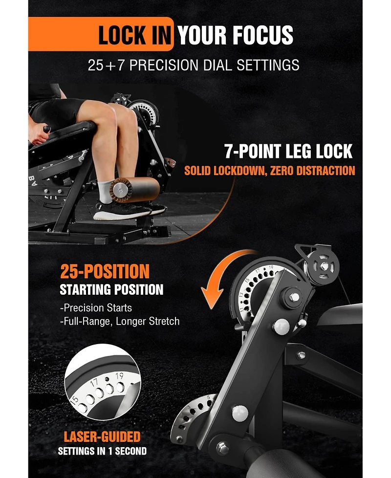 Mikolo Leg Extension & Curl Machine - Adjustable 2-in-1 Cable System for Home Gym