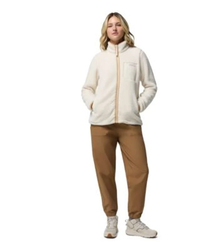Columbia Womens West Bend Stand Collar Fleece Jacket Full Length Joggers
