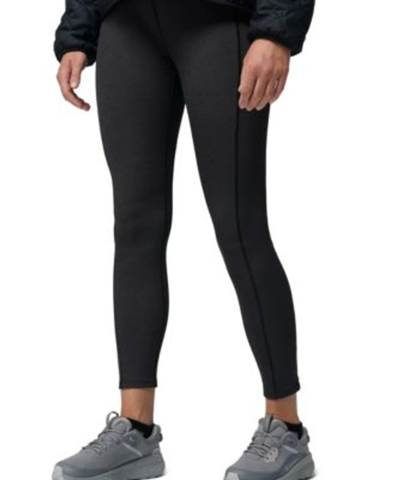 Columbia Womens Aldermore Crewneck Long Sleeve Sweatshirt Crest Collarless Jacket Move Leggings