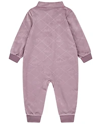 Nike Baby Girls Velour Monogram Coverall
